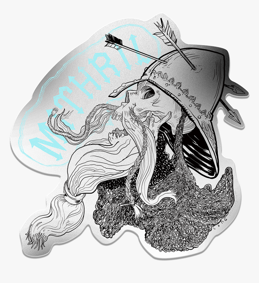 Mithril Color Sticker Mockup - Illustration, HD Png Download, Free Download