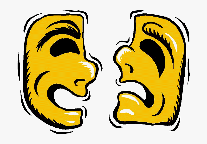 Drama Masks Clipart, HD Png Download, Free Download
