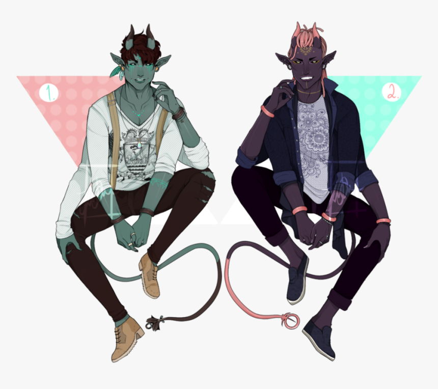 Male Demons Set V - Illustration, HD Png Download, Free Download