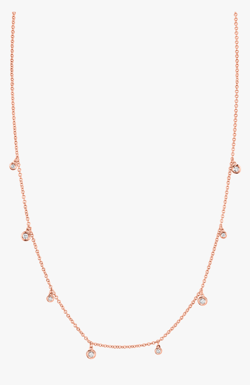 Multi Drop Diamond Necklace - Necklace, HD Png Download, Free Download