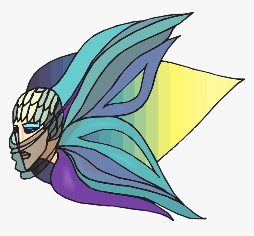 Fantasy Butterfly Princess Png - Vector Graphics, Transparent Png, Free Download
