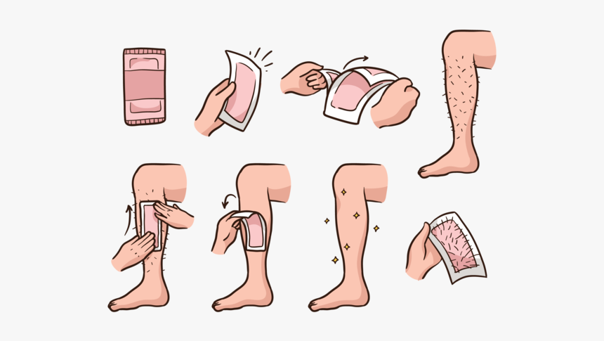 Lower Leg Waxing Step - Waxing Step, HD Png Download, Free Download