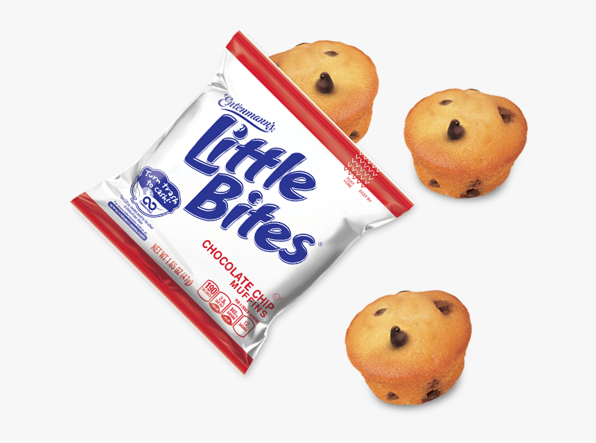 Little Bites Chocolate Chip Muffins Pouch With Muffins - Little Bites Muffins Snacks, HD Png Download, Free Download