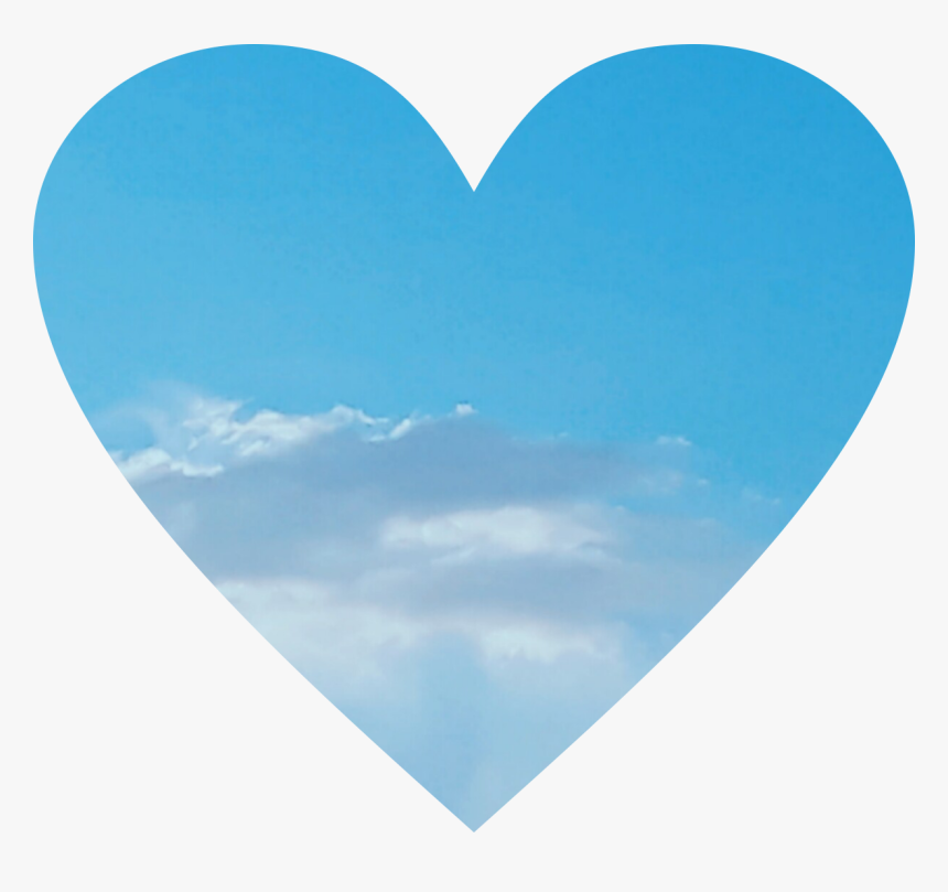 #sky #heart #cute #cloud #clouds, HD Png Download, Free Download