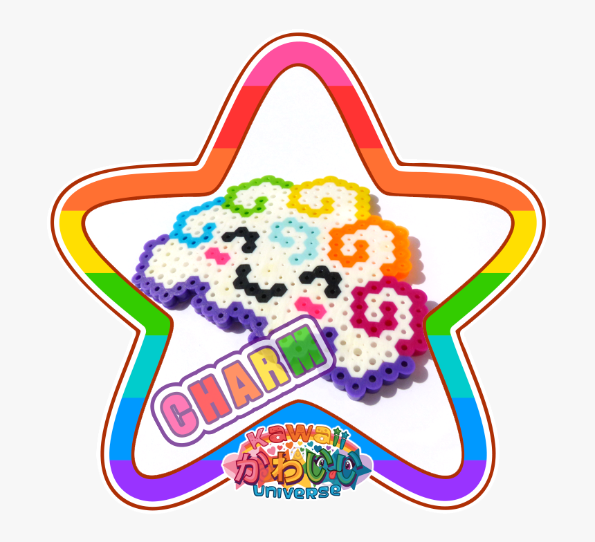 Cute Rainbow Cloud Macro Charm, HD Png Download, Free Download