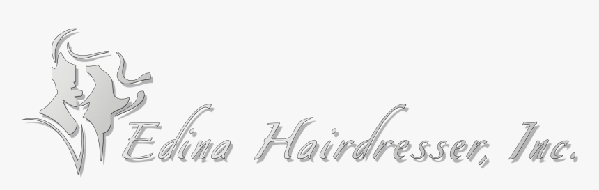 Edina Hairdresser Logo - Calligraphy, HD Png Download, Free Download