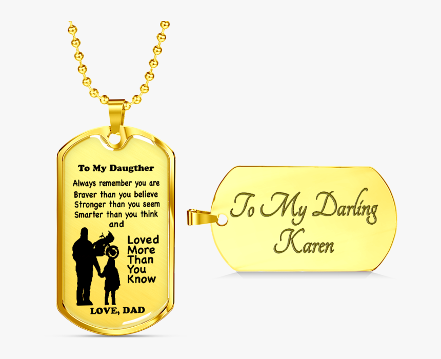 "to My Daughter - Necklace, HD Png Download, Free Download