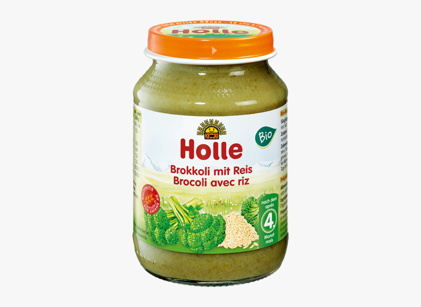 Holle Demeter Broccoli With Rice Puree 190 G, HD Png Download, Free Download