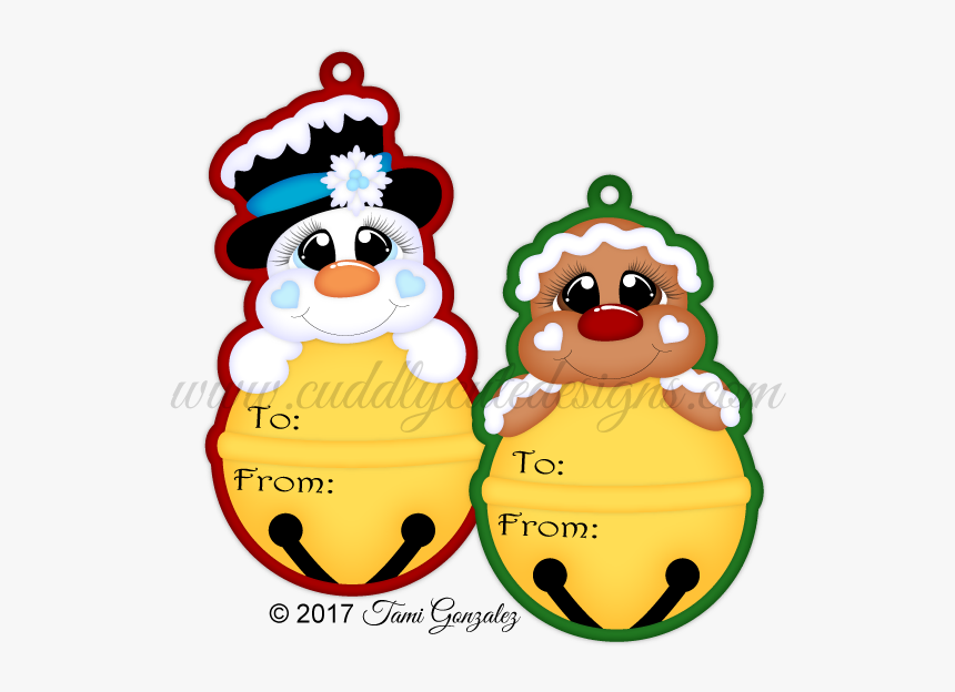 Bell Christmas Tags Clipart, HD Png Download, Free Download