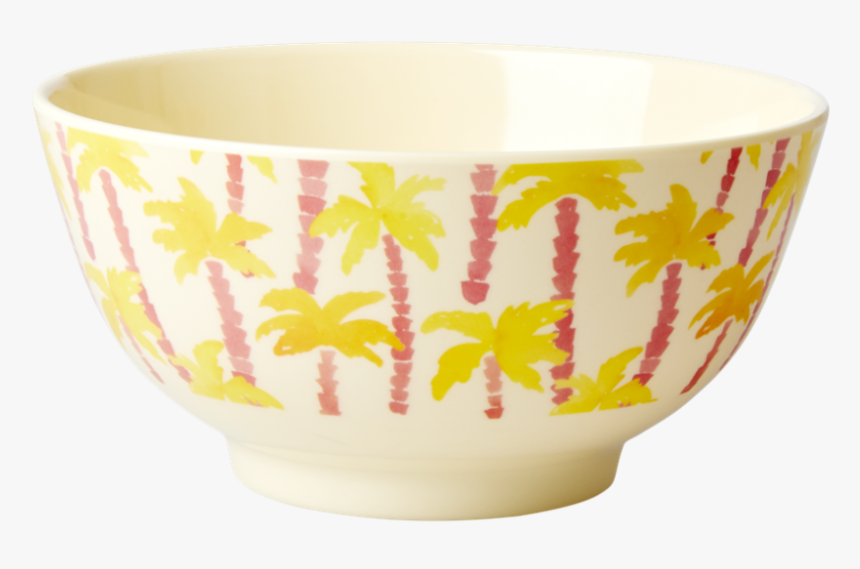 Palm Tree Print Melamine Bowl By Rice Dk - Bowl, HD Png Download, Free Download