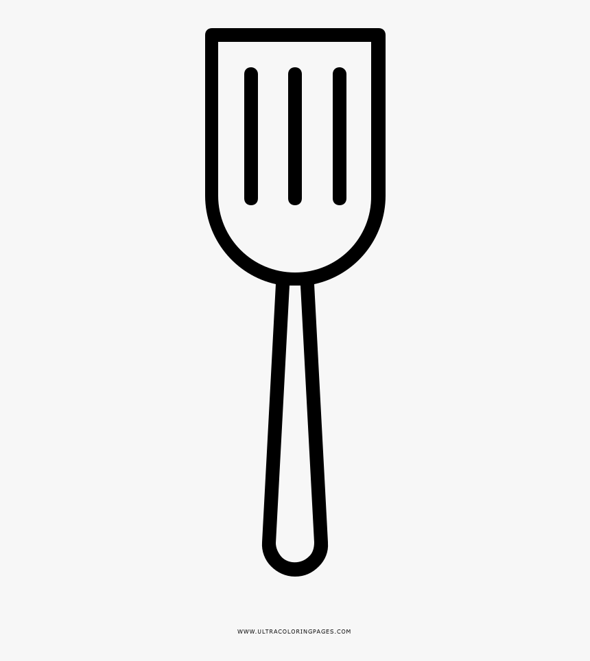 Cooking Utensils Coloring Page - Desenho De Utensilio Cozinha Em Desenho, HD Png Download, Free Download