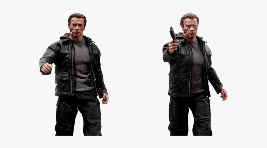 Arnold Schwarzenegger As The Terminator - Terminator Genisys Pops Hot Toys, HD Png Download, Free Download