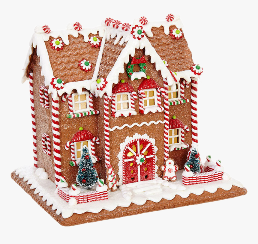 Gingerbread Man House Transparent Image - Gingerbread House Transparent Background, HD Png Download, Free Download