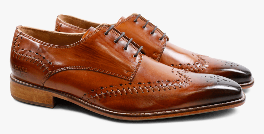 Clark 1 Baby Brio Tan Ls Derby Shoes , Png Download - Leather, Transparent Png, Free Download