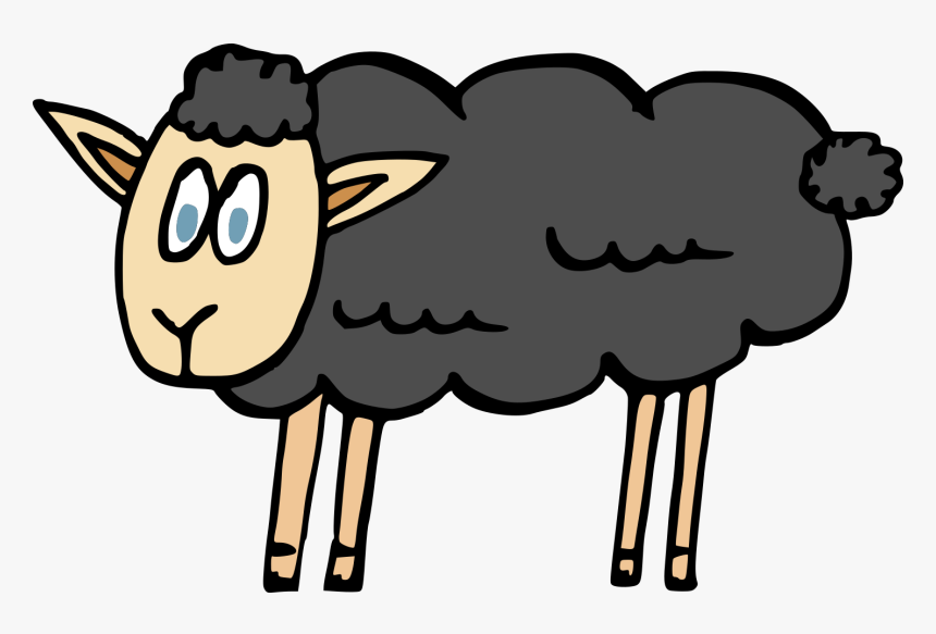 Cartoon Sheep 1 - Cartoon, HD Png Download, Free Download