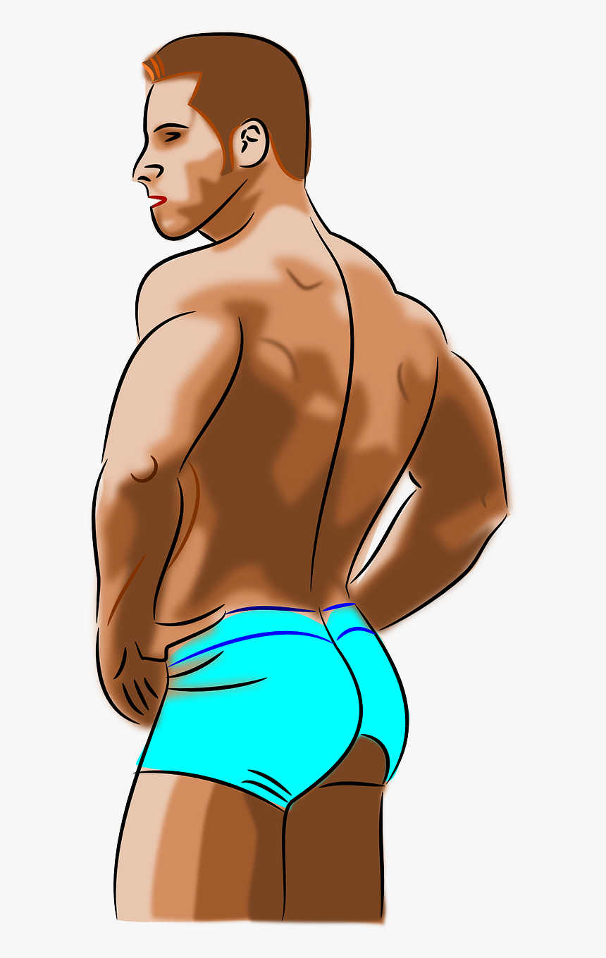 Muscle Male Ass Growth, HD Png Download, Free Download