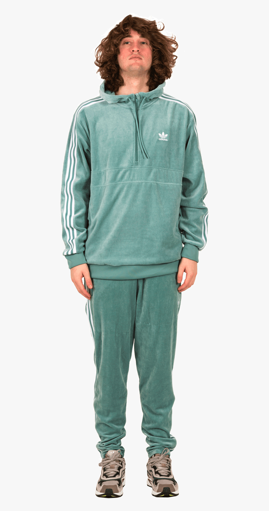 adidas cozy half zip