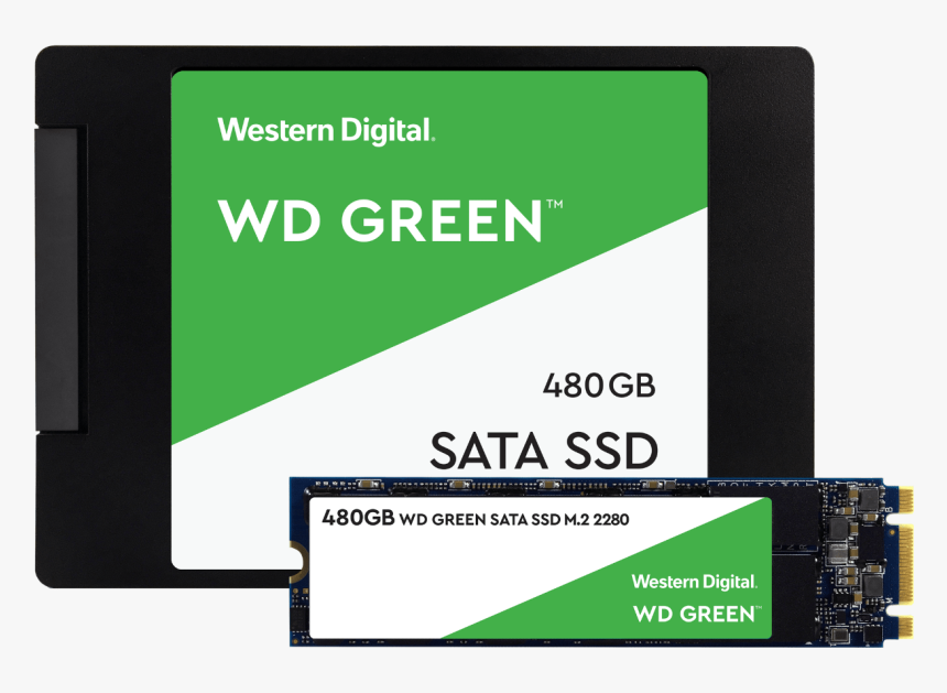 Wd Green Ssd 120gb , Png Download - Data Storage Device, Transparent Png, Free Download