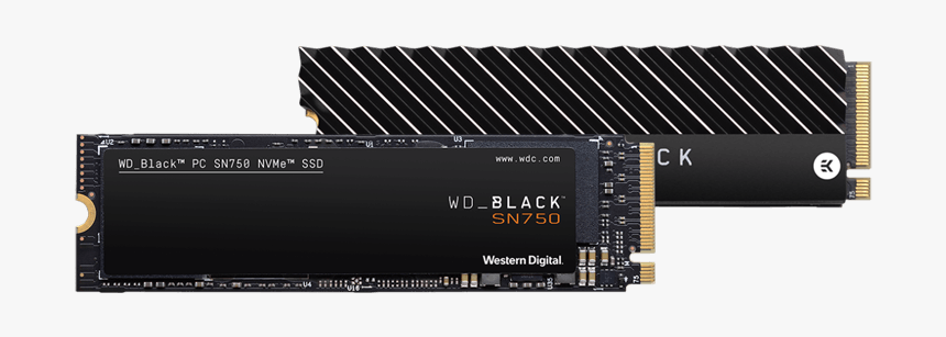 Western Digital Black Sol Wd Black Sn750 Nvme Ssd 1tb Shopee Hd Png Download Kindpng