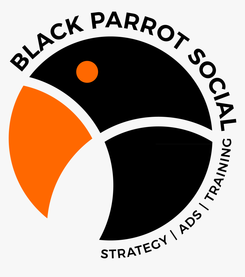 Black And Orange Logo Of Parrot - Circle, HD Png Download, Free Download