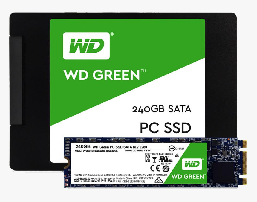 Wd Green Ssd - Ssd Wd, HD Png Download, Free Download