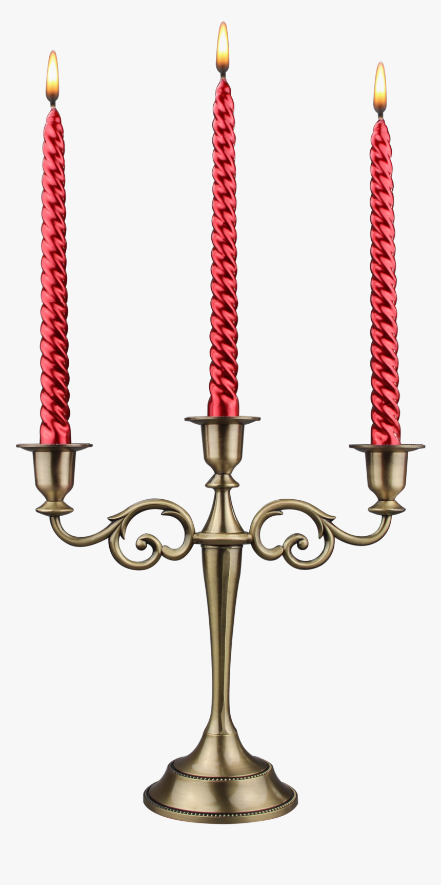 Wedding Gold Silver Copper Retro Ktv Metal Candlestick - Candlestick, HD Png Download, Free Download