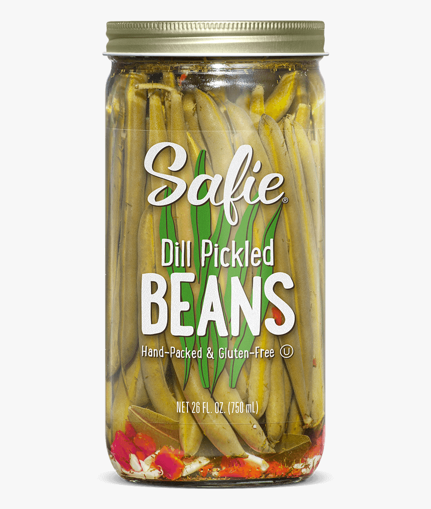 Safie Dill Pickled Beans 26 Fl Oz - Safie's Pickled Green Beans, HD Png Download, Free Download