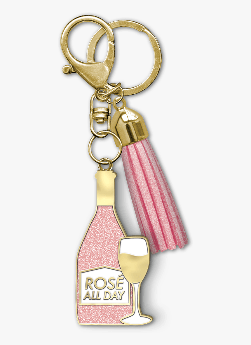 Rosé All Day Enamel Keychain - Boss Lady Keyring, HD Png Download, Free Download