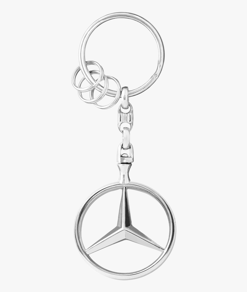 Keys On A Ring Png - Mercedes Keyring, Transparent Png, Free Download