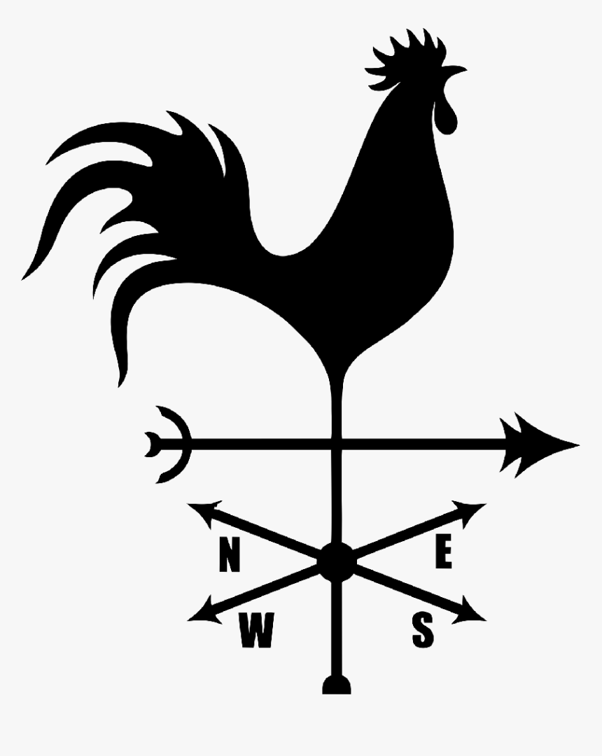 Weather Vane Royalty Free Clip Art Rooster - Clip Art Weather Vane, HD Png Download, Free Download