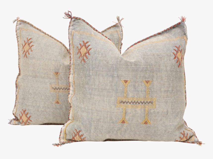 Moroccan Sabra Cactus Silk Pillow Cover - Throw Pillow, HD Png Download, Free Download