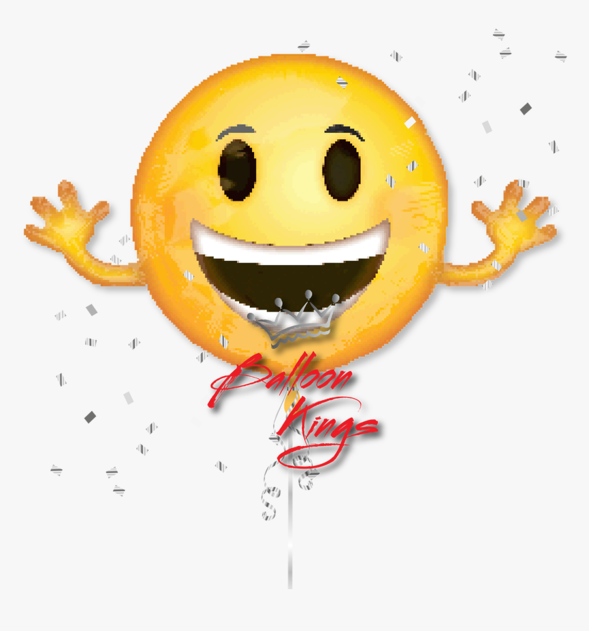 Emoji Smiley Large - Emoji With Arms, HD Png Download, Free Download
