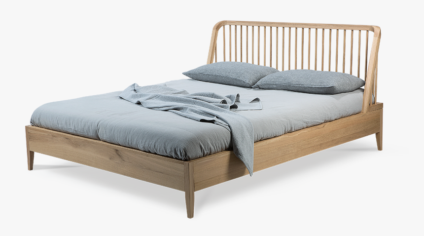 Wood Spindle Bed King, HD Png Download, Free Download