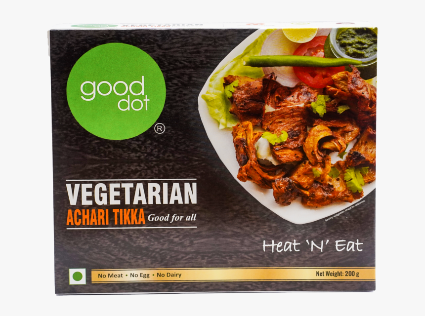 Vegetarian Tikka - Good Dot Achari Tikka Hd, HD Png Download, Free Download