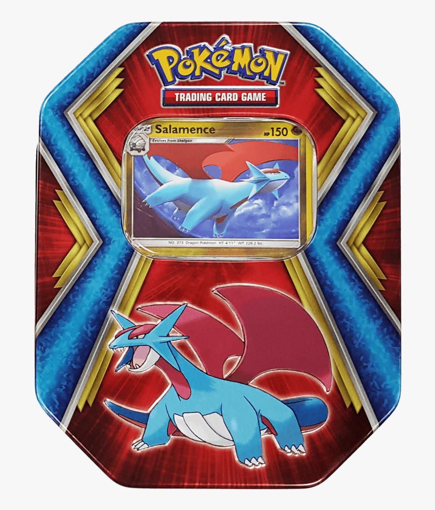 Pokémon Tcg Back Issue Tins Salamence - Pokemon Dragonite Tin, HD Png Download, Free Download