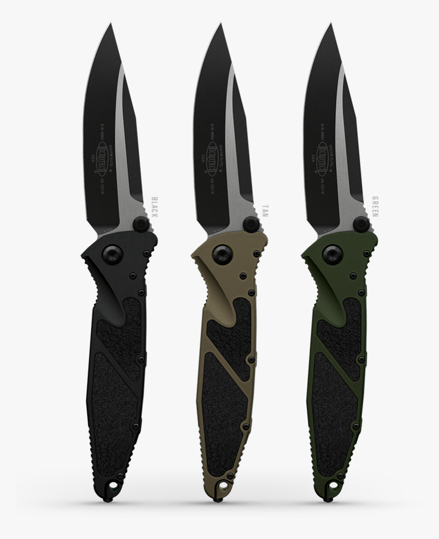 Microtech Socom Elite Green, HD Png Download, Free Download