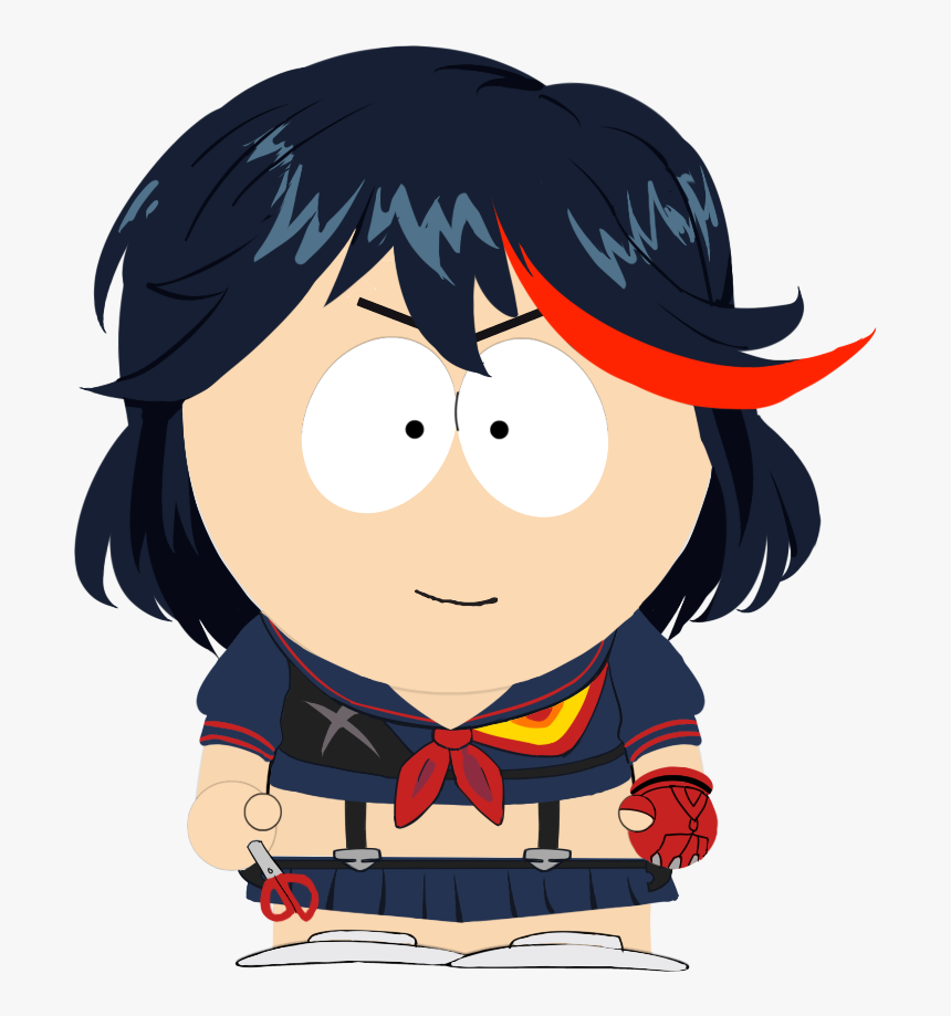 Bebe Stevens Ryuko Matoi Facial Expression Human Hair - Kill La Kill South Park, HD Png Download, Free Download