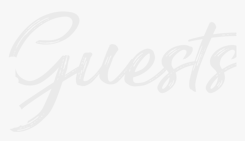 Guest - Calligraphy, HD Png Download, Free Download