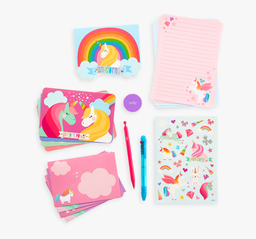 Unique Unicorn Stationery, HD Png Download, Free Download