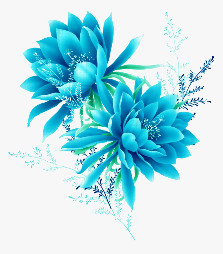 Transparent Blue Flower Png, Png Download, Free Download