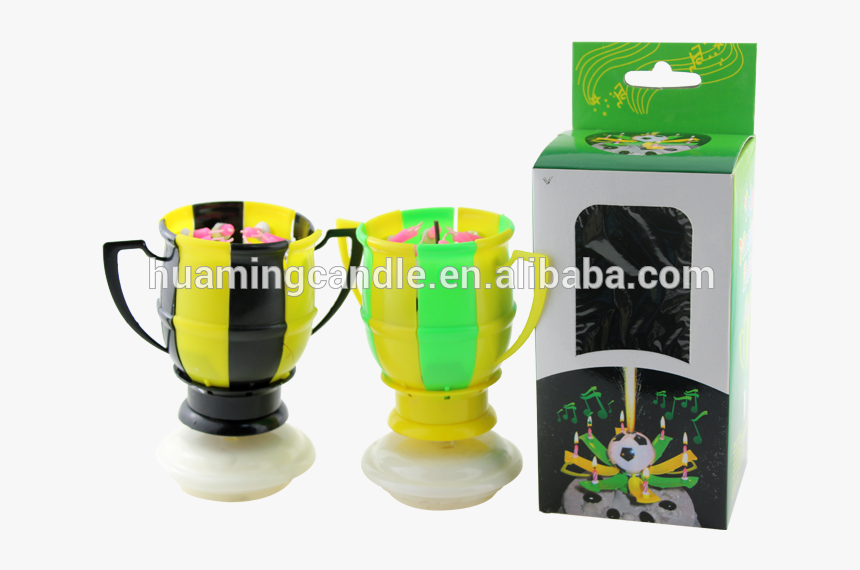 Football Flower Candle / Birthday Party World Cup Use - Coffee Cup, HD Png Download, Free Download