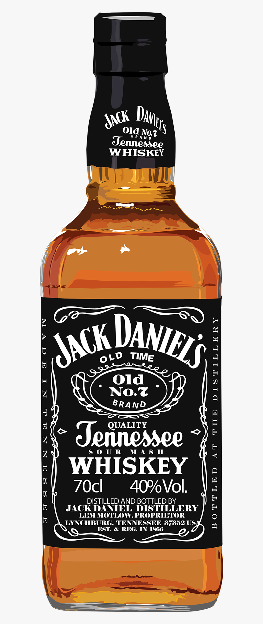 Jack Daniel Vector Png, Transparent Png, Free Download