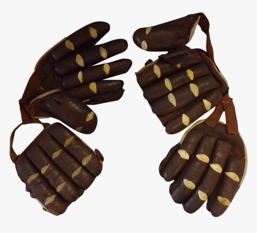 Old Cricket Batting Gloves, HD Png Download, Free Download