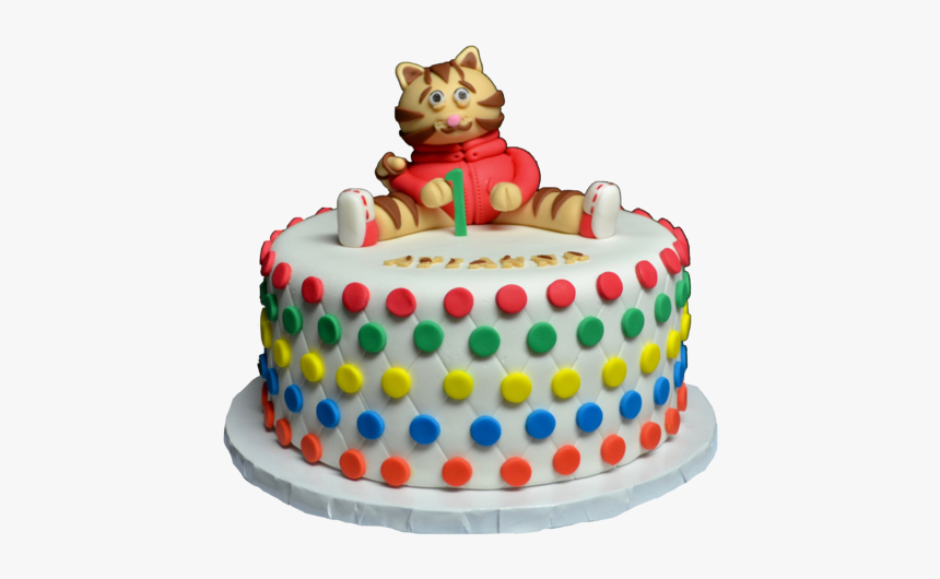 Daniel The Tiger Cake For A 1st Birthday Party, Vanilla - Birthday Cake, HD Png Download, Free Download