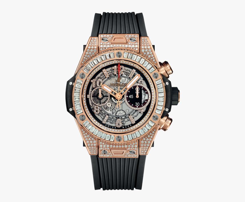 Big Bang Unico King Gold Jewellery - Hublot Big Bang Unico Diamond, HD Png Download, Free Download