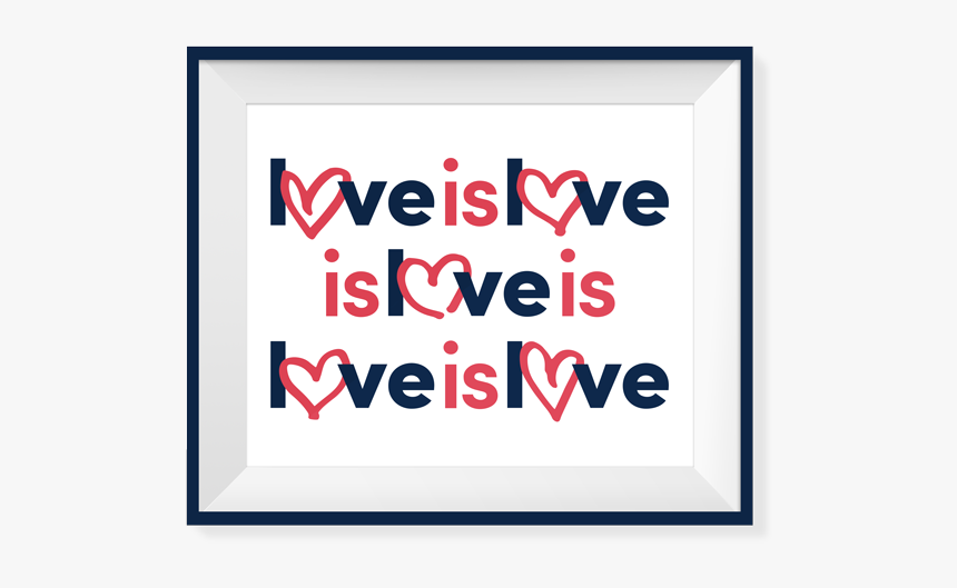 Print Loveislove Frame, HD Png Download, Free Download