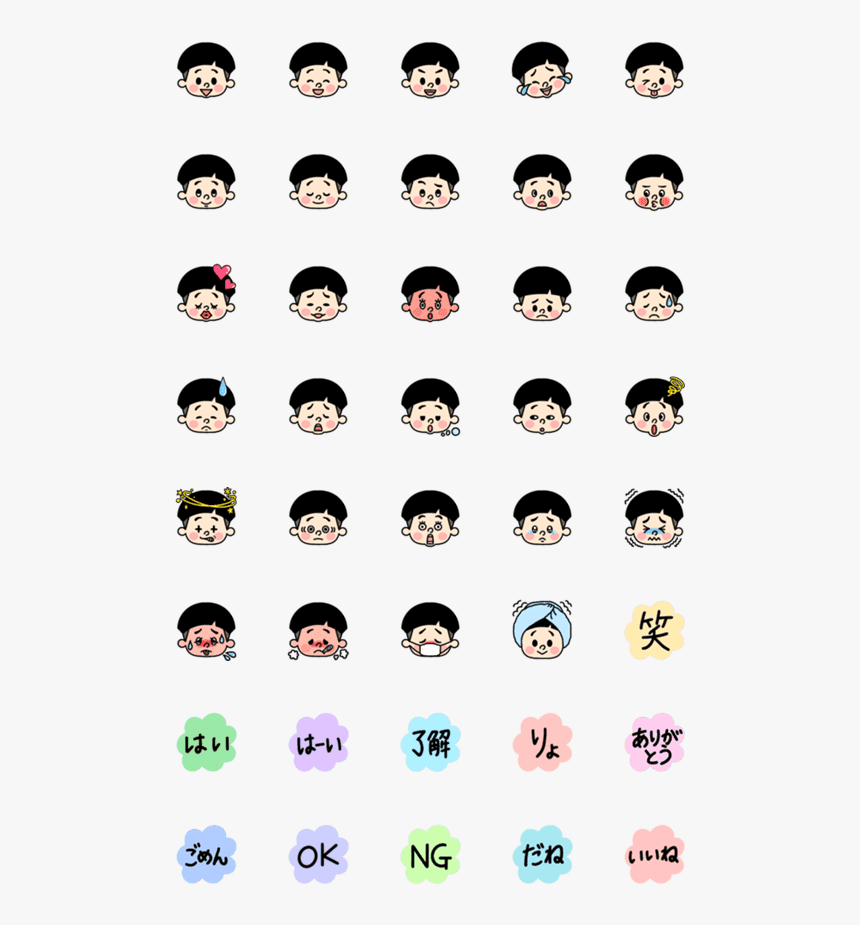 Chibi Maruko Chan Emoji, HD Png Download, Free Download