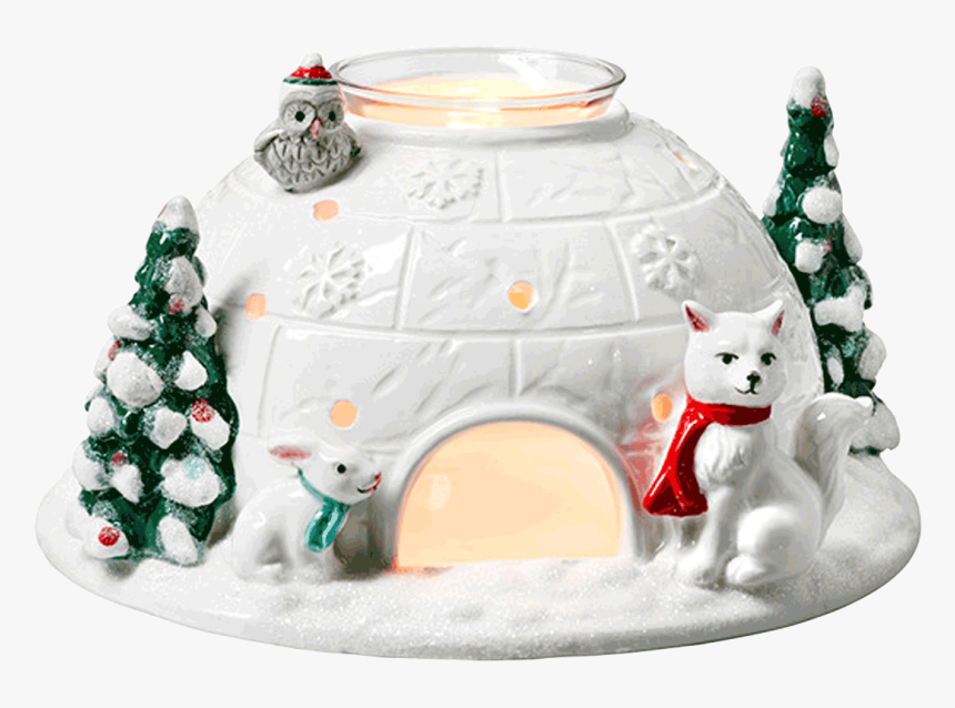 Holiday Partylite Winter Snow Tree Tealight Holder - Partylite Porte Lampion Igloo Magique, HD Png Download, Free Download