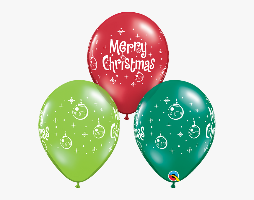 Christmas Ornaments - Qualatex Latex Christmas Balloons, HD Png Download, Free Download