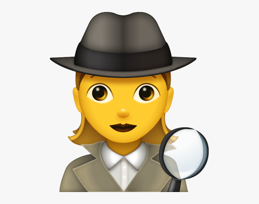 Detective Emoji Woman, HD Png Download, Free Download